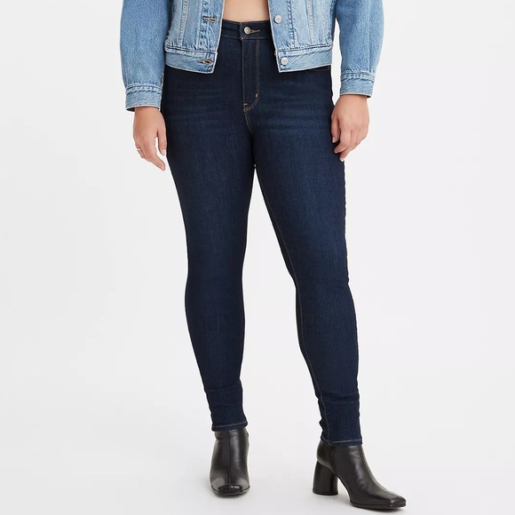 Levi’s 720 High Rise Super Skinny Women’s Jeans Dark Wash US Size 27 - Picture 2 of 12